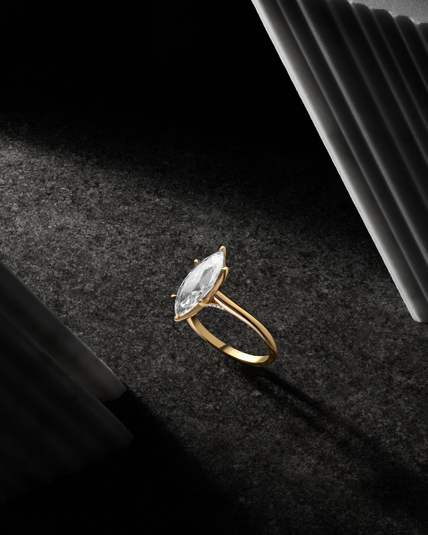 Marquise cut Diamond Engagement ring